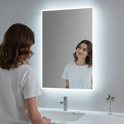 Smart Mirror Bathroom Vanity LED Lighted Wall Mirror 800x600mm Home & Garden Kings Warehouse 