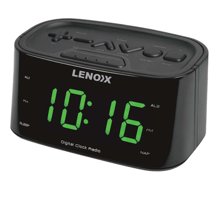 Smartphone-Charging Alarm Clock & FM Radio (Black) w/ USB Port Audio & Video Kings Warehouse 