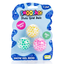 Smoosho's Snow Gel Bead Sticky Splat Ballz - Set of 3 Home & Garden Kings Warehouse 