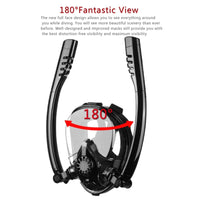 Snorkel Mask Full Face Diving Mask Snorkel Swim Goggles 180° View Anti Fog Large Outdoor Kings Warehouse 