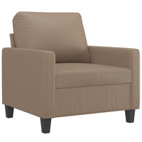 Sofa Chair Cappuccino 60 cm Faux Leather Home & Garden Kings Warehouse 