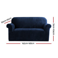 Sofa Cover Couch Covers 2 Seater Velvet Sapphire Furniture Kings Warehouse 