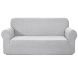 Sofa Cover Couch Covers 3 Seater High Stretch Grey Furniture Kings Warehouse 