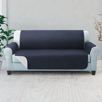 Sofa Cover Couch Covers 3 Seater Quilted Dark Grey Furniture Kings Warehouse 