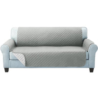 Sofa Cover Couch Covers 3 Seater Quilted Grey Furniture Kings Warehouse 