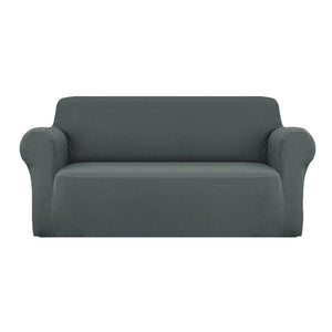 Sofa Cover Couch Covers 3 Seater Stretch Grey Furniture Kings Warehouse 