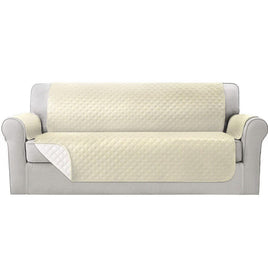 Sofa Cover Couch Covers 4 Seater 100% Water Resistant Beige Furniture Kings Warehouse