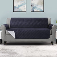 Sofa Cover Couch Covers 4 Seater 100% Water Resistant Dark Grey Furniture Kings Warehouse 