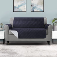 Sofa Cover Quilted Couch Covers 100% Water Resistant 3 Seater Dark Grey Furniture Frenzy Kings Warehouse 
