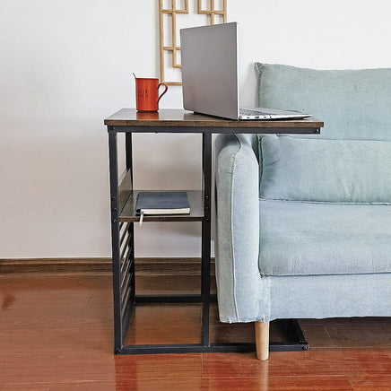 Sofa Side End Table Wooden Shelf Couch Living Nightstand Furniture Kings Warehouse 