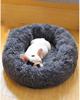 Soft Dog Bed Round Washable Plush Pet Kennel Cat Bed Mat Sofa Medium 60cm dog supplies Kings Warehouse 