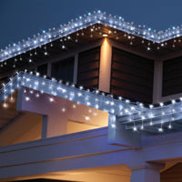 Solar white curtain lights Home & Garden Kings Warehouse 