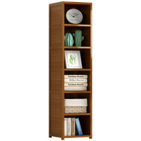 Solid Bamboo Corner Storage Organizer Plan Stand Book Shelf 5/6/7 Tier Furniture Kings Warehouse 