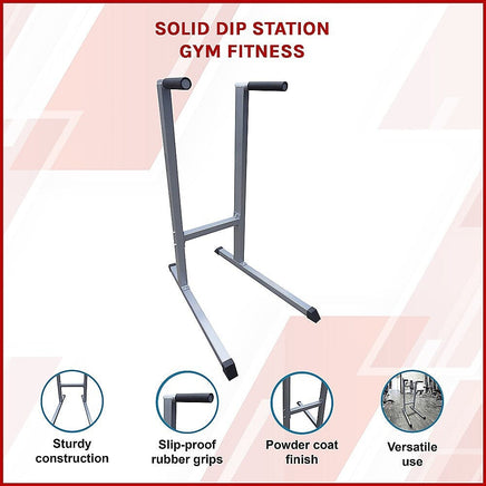 Solid Dip Station Gym Fitness Sports & Fitness Kings Warehouse 
