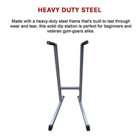 Solid Dip Station Power Tower for Home Gym Strength Training Upper Body Workouts Sports & Fitness Kings Warehouse 