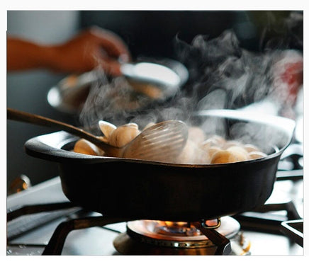 Sori Yanagi Japanese Iron Soup Pot Casserole 22cm with Lid and Fork Home & Garden Kings Warehouse 