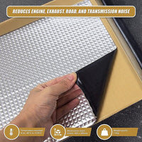 Sound Deadening Dead Mat 20 Sheets 20sq.ft Car Vibration Proofing Tools Kings Warehouse 