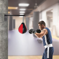 Speed Bag Boxing Punching Bag Wall Mount Reflex Training Sports & Fitness Kings Warehouse 
