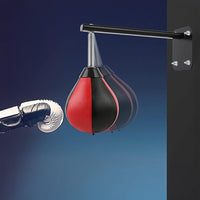 Speed Bag Boxing Punching Bag Wall Mount Reflex Training Sports & Fitness Kings Warehouse 