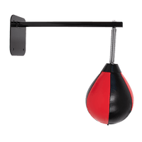 Speed Bag Boxing Punching Bag Wall Mount Reflex Training Sports & Fitness Kings Warehouse 