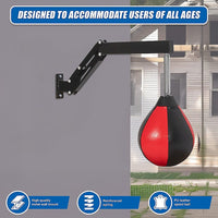 Speed Bag Punching Boxing Bag Wall Mount Reflex Training Sports & Fitness Kings Warehouse 