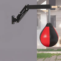 Speed Bag Punching Boxing Bag Wall Mount Reflex Training Sports & Fitness Kings Warehouse 