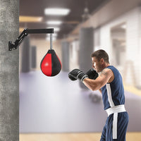 Speed Bag Punching Boxing Bag Wall Mount Reflex Training Sports & Fitness Kings Warehouse 