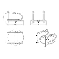 Speedball with Wall Frame – Boxing Punching Bag Training Set for Home Gym Sports & Fitness Kings Warehouse 