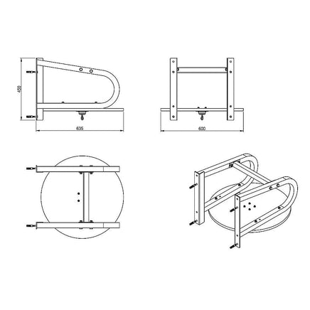 Speedball with Wall Frame – Boxing Punching Bag Training Set for Home Gym Sports & Fitness Kings Warehouse 