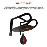 Speedball with Wall Frame – Boxing Punching Bag Training Set for Home Gym Sports & Fitness Kings Warehouse 