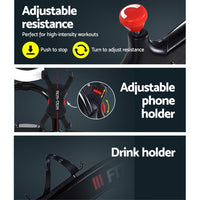Spin Exercise Bike Flywheel Fitness Commercial Home Workout Gym Machine Bonus Phone Holder Black Early Christmas Sale Kings Warehouse 