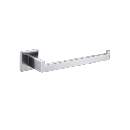 Square Hand Towel Holder Ring Wall Mounted Modern Towel Bar Bathroom Kitchen Kings Warehouse 
