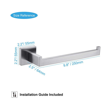 Square Hand Towel Holder Ring Wall Mounted Modern Towel Bar Bathroom Kitchen Kings Warehouse 
