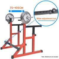 Squat Rack Barbell Rack Dip Station Home Fitness GYM Bench Press Bar Weight Lifting Strength Training Kings Warehouse 