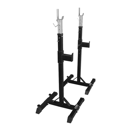 Squat Rack Stand Pair Bench Press Weight Lifting Barbell Sports & Fitness Kings Warehouse 
