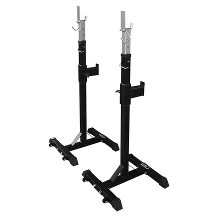 Squat Rack Stand Pair Bench Press Weight Lifting Barbell Sports & Fitness Kings Warehouse 