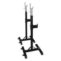 Squat Rack Stand Pair Bench Press Weight Lifting Barbell Sports & Fitness Kings Warehouse 