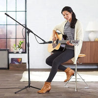 Stage Stands Tripod Mic Stand with Boom 2-Pack Audio & Video Kings Warehouse 