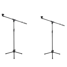 Stage Stands Tripod Mic Stand with Boom 2-Pack Audio & Video Kings Warehouse 