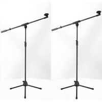 Stage Stands Tripod Mic Stand with Boom 2-Pack Audio & Video Kings Warehouse 