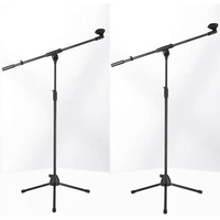 Stage Stands Tripod Mic Stand with Boom 2-Pack Kings Warehouse 