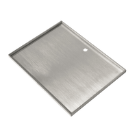 Stainless Steel BBQ Grill Hot Plate 46.5 x 38CM Premium 304 Grade Kings Warehouse 