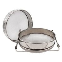 Stainless Steel Double-layer Bee Honey Sieve Filtration, Strainer Honey Harvesting Tool Home & Garden Kings Warehouse 