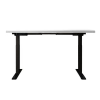 Standing Desk Electric Adjustable Sit Stand Desks Black White 140cm Kings Warehouse 