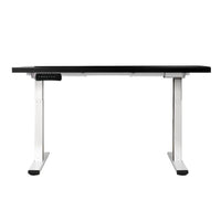 Standing Desk Electric Adjustable Sit Stand Desks White Black 140cm Kings Warehouse 
