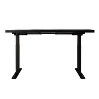 Standing Desk Electric Height Adjustable Sit Stand Desks Black 140cm Kings Warehouse 