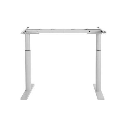 Standing Desk Frame Only Dual Motor Motorised Adjustable 125KG Load White Furniture Kings Warehouse 