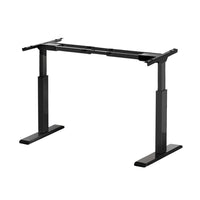 Standing Desk Frame Only Dual Motor Motorised Black Furniture Kings Warehouse 