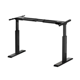 Standing Desk Frame Only Dual Motor Motorised Black Furniture Kings Warehouse 