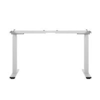 Standing Desk Frame Only Dual Motor Motorised White Furniture Kings Warehouse 